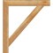 Ekena Millwork Traditional Block Rough Sawn Bracket, Western Red Cedar, 4"W x 34"D x 38"H BKT04X34X38TRA05RWR - alternate 3